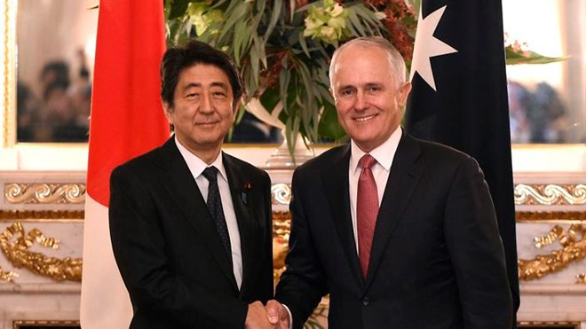 Japón y Australia apoyan solución pacífica para disputas en el Mar del Este ảnh 1 Japón y Australia apoyan solución pacífica para disputas en el Mar del Este ảnh 1