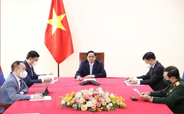 Primer ministro de Vietnam mantiene conversación telefónica con vicepresidente turco ảnh 1