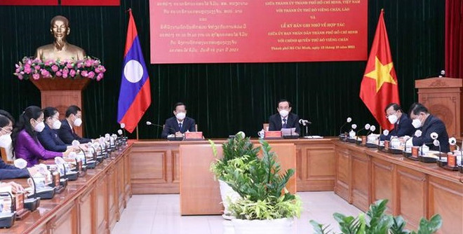 Promueven cooperación entre Ciudad Ho Chi Minh y Vientiane ảnh 2 Promueven cooperación entre Ciudad Ho Chi Minh y Vientiane ảnh 2