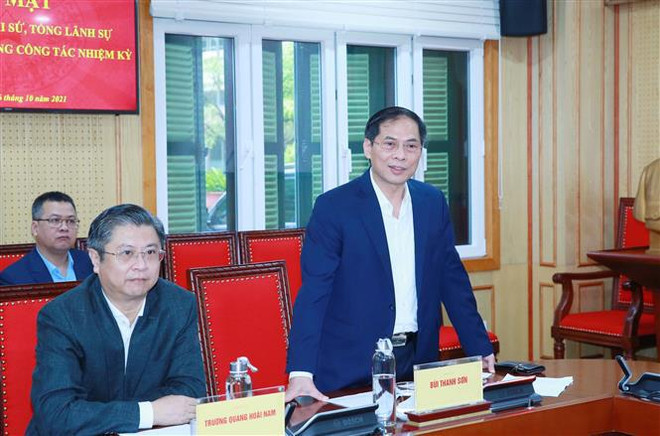 Exigen a diplomáticos vietnamitas en extranjero promover papel pionero en las relaciones exteriores ảnh 2 Exigen a diplomáticos vietnamitas en extranjero promover papel pionero en las relaciones exteriores ảnh 2