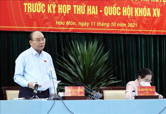 Presidente de Vietnam pide garantizar circulación de bienes y servicios en lucha antipandémica ảnh 1 Presidente de Vietnam pide garantizar circulación de bienes y servicios en lucha antipandémica ảnh 1