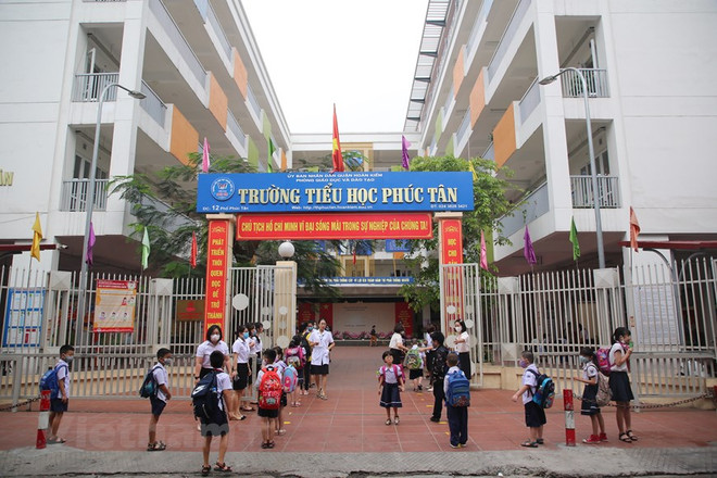 Escuelas de Hanoi reabren sus puertas ảnh 1 Escuelas de Hanoi reabren sus puertas ảnh 1