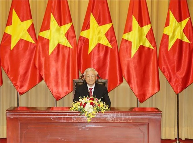 Máximo dirigente de Vietnam felicita al presidente de México por 45 aniversario de nexos bilaterales ảnh 1 Máximo dirigente de Vietnam felicita al presidente de México por 45 aniversario de nexos bilaterales ảnh 1