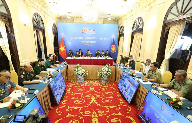 Inauguran conferencia en línea de altos funcionarios de Defensa de ASEAN ảnh 1 Inauguran conferencia en línea de altos funcionarios de Defensa de ASEAN ảnh 1