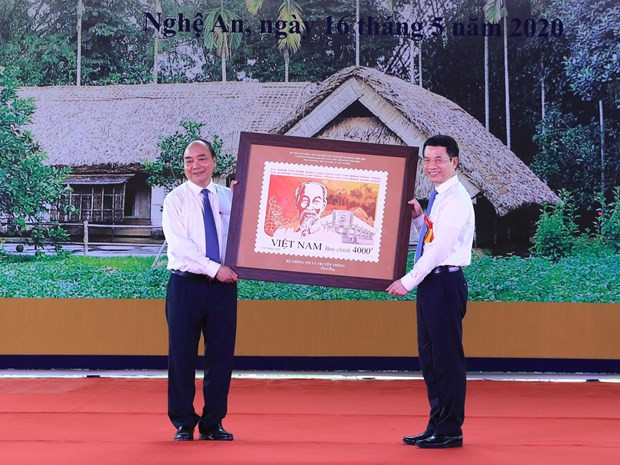 Lanzan en Vietnam colección de estampillas sobre Tío Ho ảnh 1 Lanzan en Vietnam colección de estampillas sobre Tío Ho ảnh 1