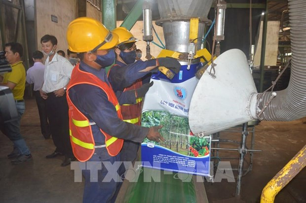 Ponen en marcha la mayor planta de Vietnam para la conversión de residuos en fertilizantes ảnh 1 Ponen en marcha la mayor planta de Vietnam para la conversión de residuos en fertilizantes ảnh 1