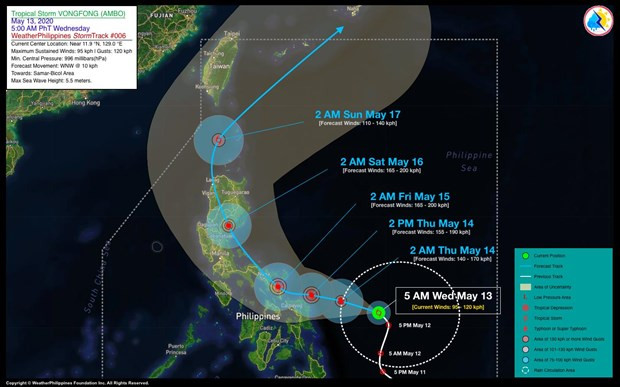 Vietnam se prepara ante llegada de la tormenta tropical Vongfong ảnh 1