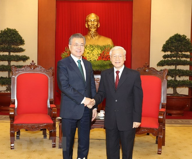 Vietnam es un socio muy importante de Sudcoera en Sudeste Asiático, afirma Moon Jae-in ảnh 1 Vietnam es un socio muy importante de Sudcoera en Sudeste Asiático, afirma Moon Jae-in ảnh 1