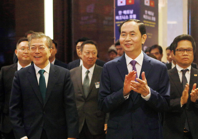 Relaciones Vietnam-Sudcorea dependen del dinamismo de las empresas, afirma presidente Dai Quang ảnh 1 Relaciones Vietnam-Sudcorea dependen del dinamismo de las empresas, afirma presidente Dai Quang ảnh 1