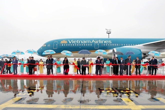 Nguyen Phu Trong asiste a ceremonia de transferencia de aviones a Vietnam Airlines en Francia ảnh 1 Nguyen Phu Trong asiste a ceremonia de transferencia de aviones a Vietnam Airlines en Francia ảnh 1
