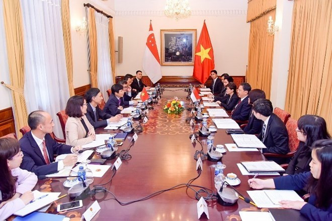 Vietnam y Singapur fomentan colaboración multisectorial ảnh 1 Vietnam y Singapur fomentan colaboración multisectorial ảnh 1