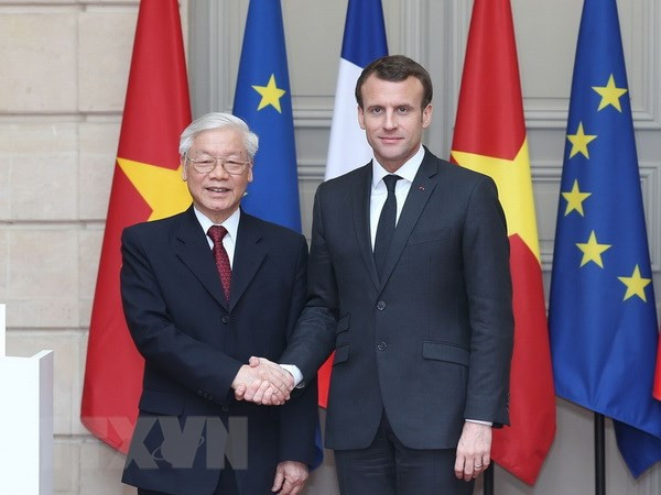 Prensa francesa destaca visita oficial a Francia de líder partidista de Vietnam ảnh 1 Prensa francesa destaca visita oficial a Francia de líder partidista de Vietnam ảnh 1