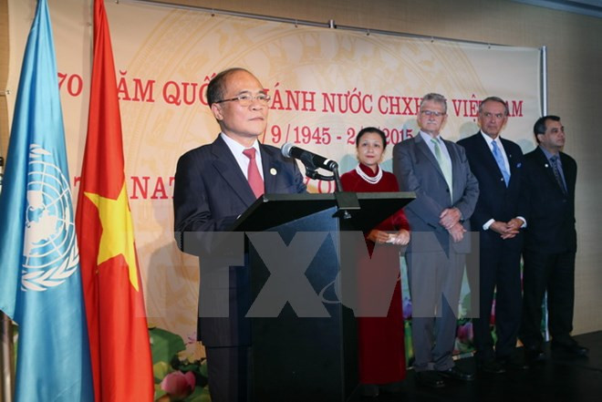 Vietnam celebra 70 años del Día Nacional en Nueva York ảnh 1 Vietnam celebra 70 años del Día Nacional en Nueva York ảnh 1