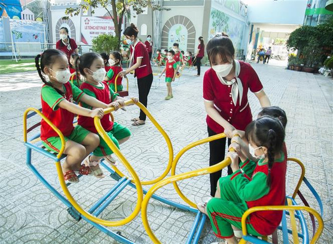 Mayoría de niños en edad preescolar en Vietnam regresarán a la escuela ảnh 1 Mayoría de niños en edad preescolar en Vietnam regresarán a la escuela ảnh 1