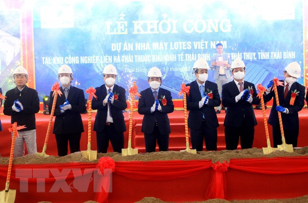 Comienza construcción de grandes proyectos en provincia vietnamita de Thai Binh ảnh 1