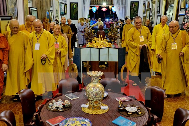 Celebran en Ciudad Ho Chi Minh aniversario de fundación de Sangha Budista de Vietnam ảnh 1