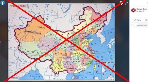 Multan a extranjero por publicar mapa erróneo sobre soberanía de Vietnam ảnh 1
