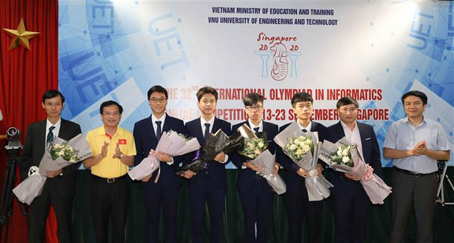Gana Vietnam medalla de oro en Olimpiada Internacional de Informática 2020 ảnh 1 Gana Vietnam medalla de oro en Olimpiada Internacional de Informática 2020 ảnh 1
