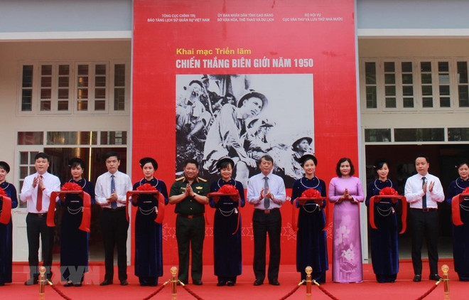 Inauguran exposición sobre Campaña Fronteriza de 1950 en provincia norteña de Cao Bang ảnh 1 Inauguran exposición sobre Campaña Fronteriza de 1950 en provincia norteña de Cao Bang ảnh 1