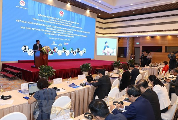 Sesiona III Foro anual de reforma y desarrollo de Vietnam ảnh 1 Sesiona III Foro anual de reforma y desarrollo de Vietnam ảnh 1