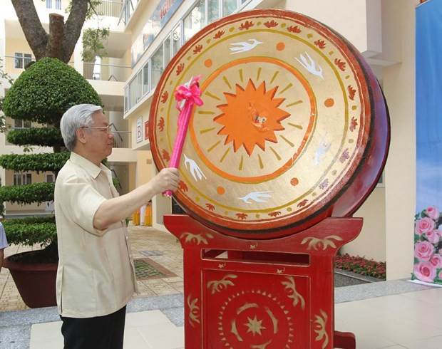 Presidente de Vietnam felicita a los niños por Fiesta del Medio Otoño ảnh 1 Presidente de Vietnam felicita a los niños por Fiesta del Medio Otoño ảnh 1