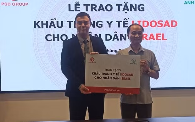 Envían desde Vietnam 10 mil cubrebocas a Israel ảnh 1