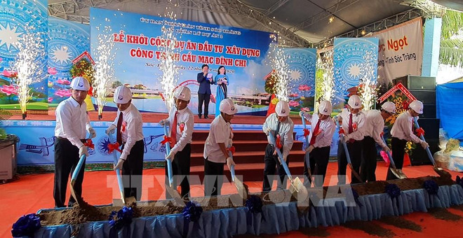 Provincia vietnamita de Soc Trang comienza construcción de obras de infraestructura clave ảnh 1
