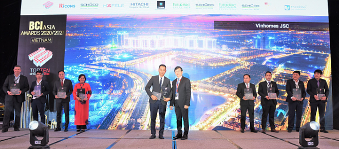 Vinhomes honrado como desarrollador inmobiliario líder en Vietnam en Premios BCI de Asia ảnh 2 Vinhomes honrado como desarrollador inmobiliario líder en Vietnam en Premios BCI de Asia ảnh 2