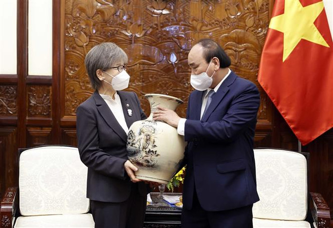 Presidente de Vietnam reitera respaldo a construcción de hospital de tecnología japonesa ảnh 1 Presidente de Vietnam reitera respaldo a construcción de hospital de tecnología japonesa ảnh 1