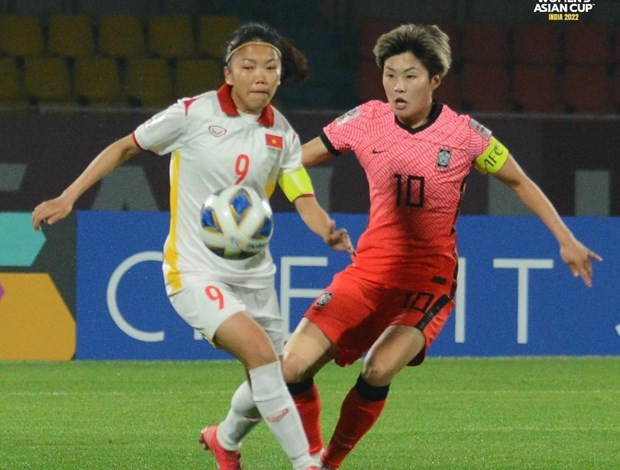 Selección femenina de Vietnam pierde primer juego ante Corea del Sur en la Copa Asiática ảnh 1 Selección femenina de Vietnam pierde primer juego ante Corea del Sur en la Copa Asiática ảnh 1