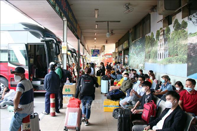 Facilitan en Vietnam regreso de pobladores a tierra natal con motivo del Tet ảnh 1 Facilitan en Vietnam regreso de pobladores a tierra natal con motivo del Tet ảnh 1