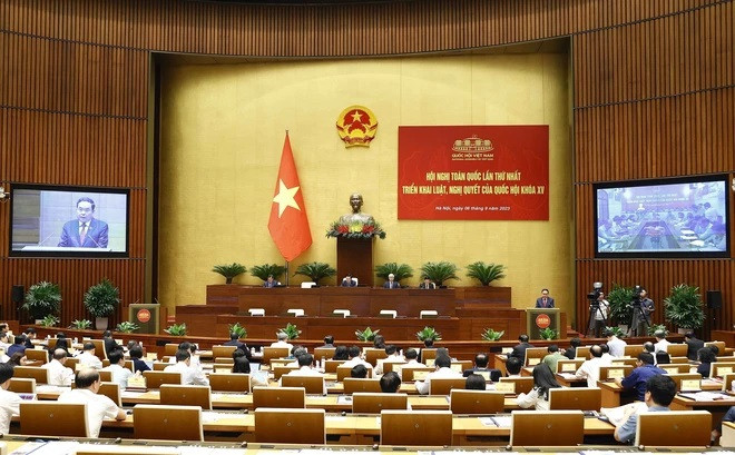 Presentan 10 acontecimientos destacados del Parlamento de Vietnam en 2023 ảnh 1 Presentan 10 acontecimientos destacados del Parlamento de Vietnam en 2023 ảnh 1