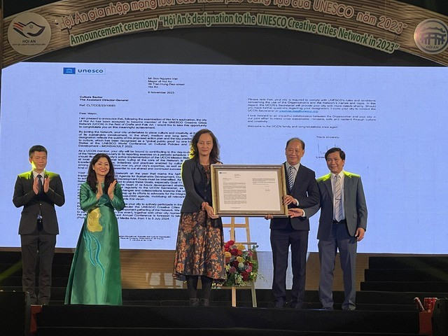 Hoi An: miembro de Red de Ciudades Creativas de la UNESCO ảnh 1 Hoi An: miembro de Red de Ciudades Creativas de la UNESCO ảnh 1