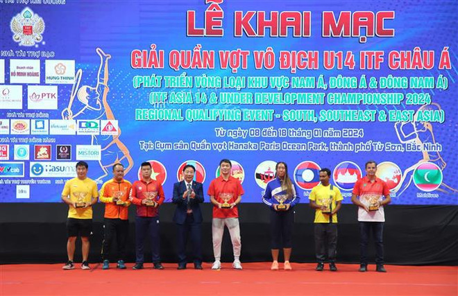 Inauguran en Vietnam Campeonato Asiático de Tenis sub14 ảnh 1 Inauguran en Vietnam Campeonato Asiático de Tenis sub14 ảnh 1