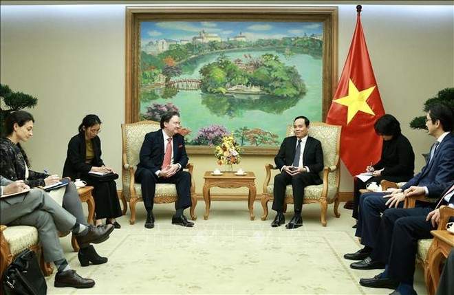 Viceprimer ministro de Vietnam recibe al embajador estadounidense ảnh 2 Viceprimer ministro de Vietnam recibe al embajador estadounidense ảnh 2