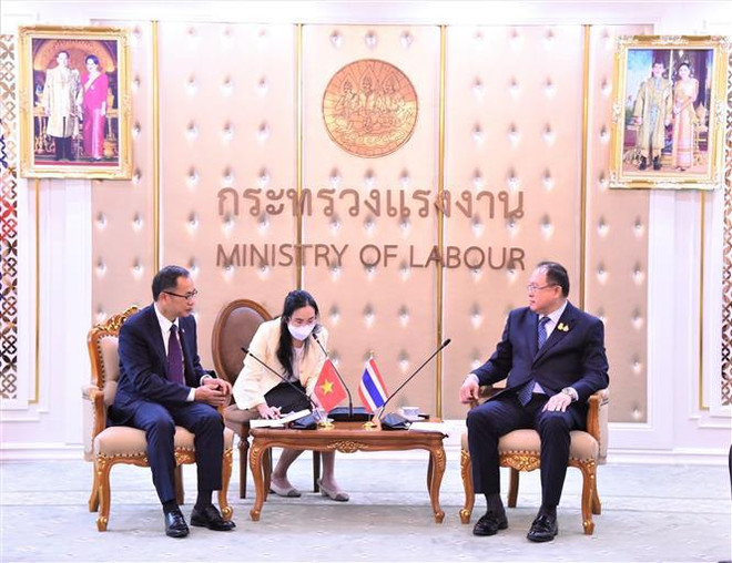 Vietnam y Tailandia fortalece cooperación en sector laboral  ảnh 1 Vietnam y Tailandia fortalece cooperación en sector laboral  ảnh 1