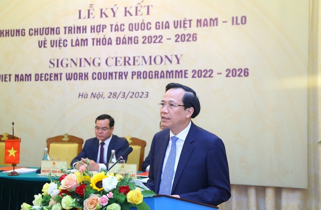 Vietnam coopera con OIT sobre trabajo decente para 2022-2026 ảnh 2 Vietnam coopera con OIT sobre trabajo decente para 2022-2026 ảnh 2