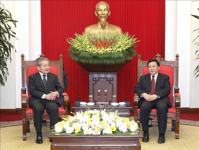 Partidos Comunistas de Vietnam y Japón intercambian experiencias en consolidación de sus filas ảnh 1 Partidos Comunistas de Vietnam y Japón intercambian experiencias en consolidación de sus filas ảnh 1