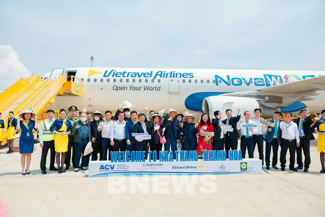 Vietravel Airlines realiza primer vuelo chárter Daegu-Khanh Hoa ảnh 1 Vietravel Airlines realiza primer vuelo chárter Daegu-Khanh Hoa ảnh 1