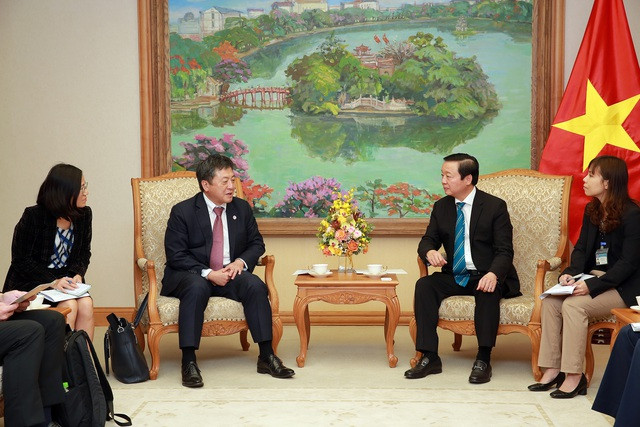 Viceprimer ministro vietnamita recibe a representante de JICA ảnh 1 Viceprimer ministro vietnamita recibe a representante de JICA ảnh 1