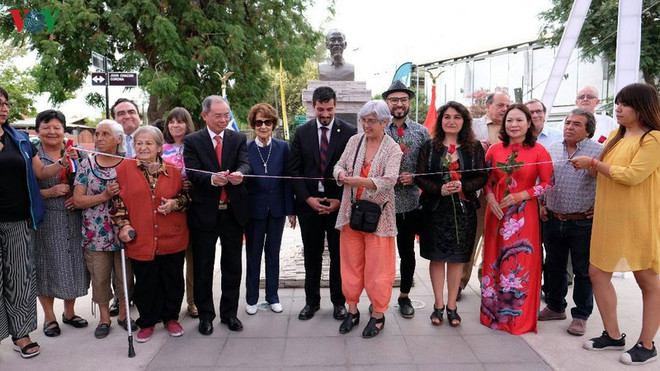 Remodelan parque en honor al Presidente Ho Chi Minh en Chile ảnh 1 Remodelan parque en honor al Presidente Ho Chi Minh en Chile ảnh 1