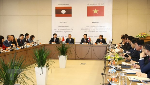 Aspira Laos a adquirir experiencias de diplomacia económica de Vietnam ảnh 1 Aspira Laos a adquirir experiencias de diplomacia económica de Vietnam ảnh 1