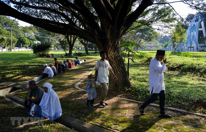 Rememoran a víctimas de doble desastre natural en Indonesia en 2014 ảnh 1