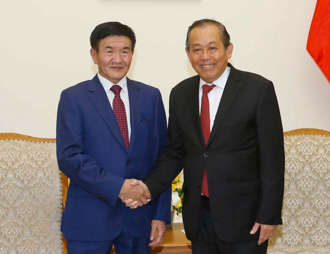 Vicepremier de Vietnam aboga por fortalecer lazos con Mongolia en múltiples campos ảnh 1 Vicepremier de Vietnam aboga por fortalecer lazos con Mongolia en múltiples campos ảnh 1
