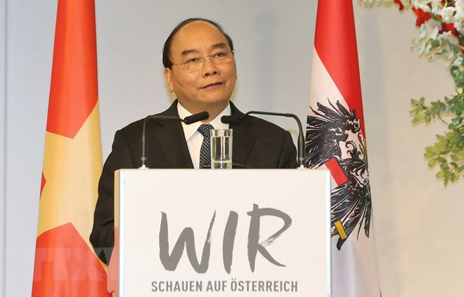 Premier de Vietnam invita a inversiones austriacas en sectores de alta tecnología ảnh 1 Premier de Vietnam invita a inversiones austriacas en sectores de alta tecnología ảnh 1