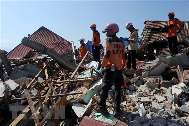 Se eleva a dos mil 45 los fallecidos por desastres naturales en Indonesia ảnh 1 Se eleva a dos mil 45 los fallecidos por desastres naturales en Indonesia ảnh 1