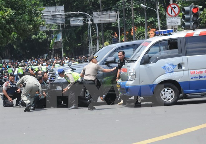 Ninguna víctima vietnamita en cadena de explosivos en Yakarta ảnh 1 Ninguna víctima vietnamita en cadena de explosivos en Yakarta ảnh 1