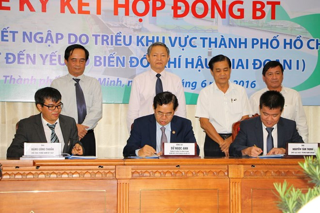 Proyecto millonario para prevenir inundaciones en Ciudad Ho Chi Minh ảnh 1