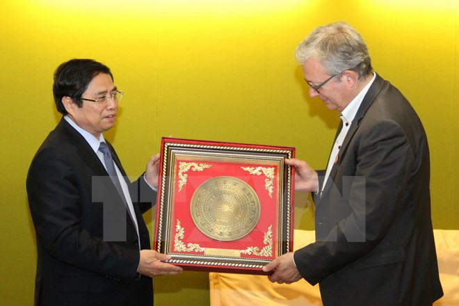 Continúan actividades de delegación del Partido Comunista de Vietnam en Francia ảnh 1 Continúan actividades de delegación del Partido Comunista de Vietnam en Francia ảnh 1