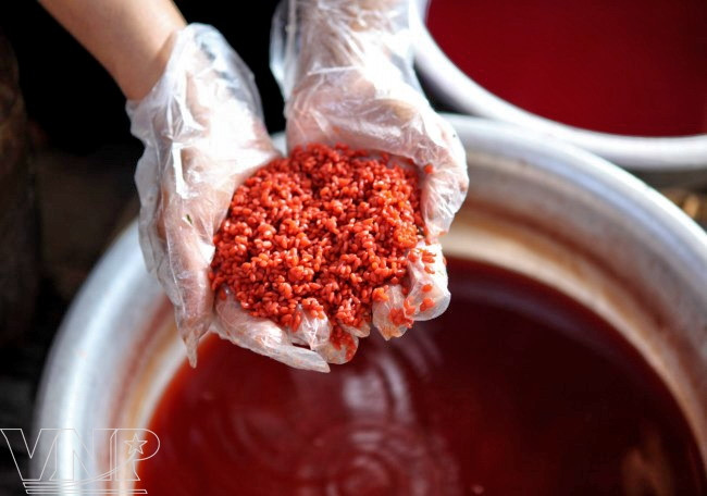 Xoi Ngu Sac, arroz glutinoso de cinco colores ảnh 1
